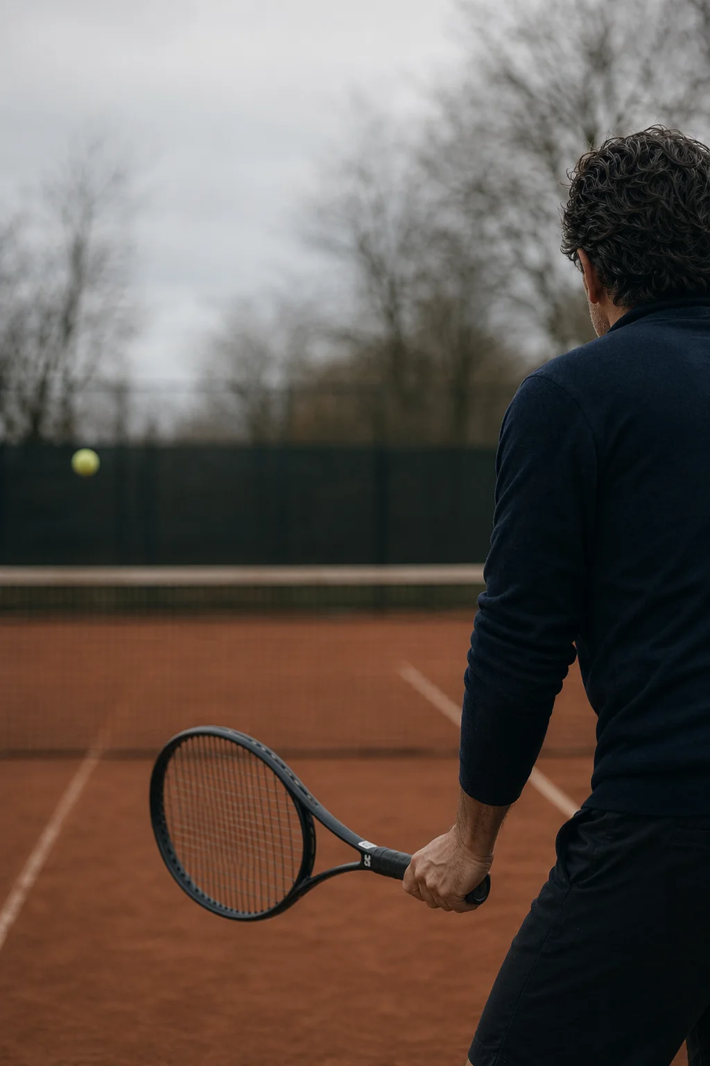 Paul op de tennisbaan — reflex en ritme